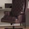 Flash Furniture Executive Chair Fixed Arms, 20" to 23" Height, Leather, Burgundy CI-360-BY-GG - alternate 6